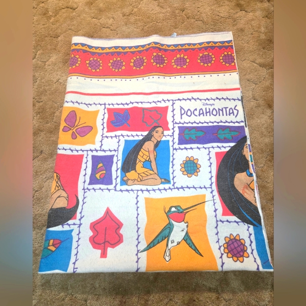 Vintage Pocahontas Disney Blanket